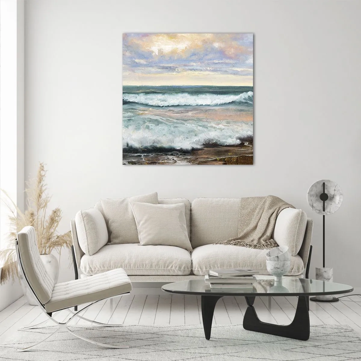 Impression sur verre - Image sur verre - Ici tu adouciras ton âme - 40x40 cm