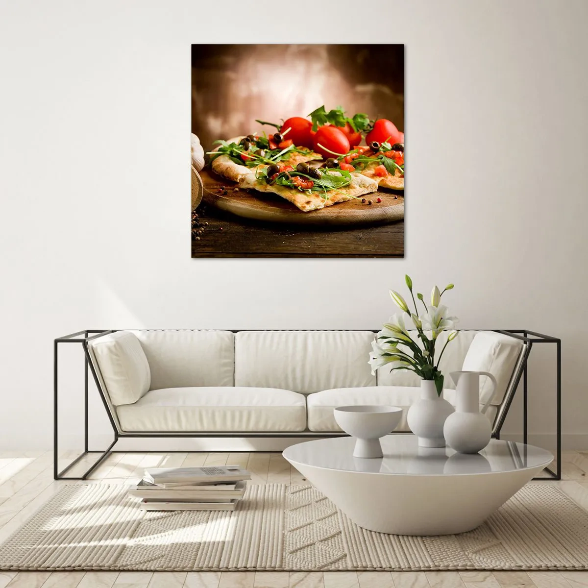 Impression sur verre - Image sur verre - Directement du four et du jardin - 50x50 cm