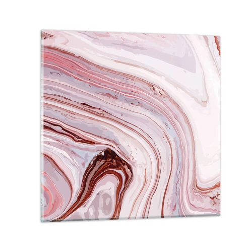 Impression sur verre - Image sur verre - Tout droit, puis tout en bas - 60x60 cm