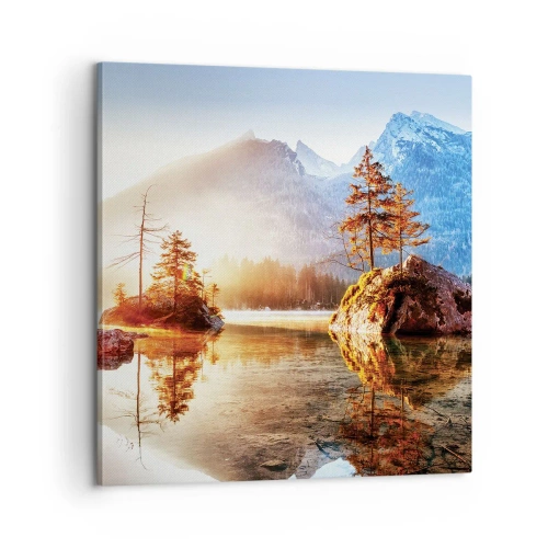 Impression sur toile - Image sur toile - La nature sous un nouveau jour - 60x60 cm