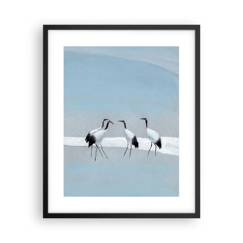 Affiche dans un cadre noir - Poster - Après une chaude journée - 40x50 cm