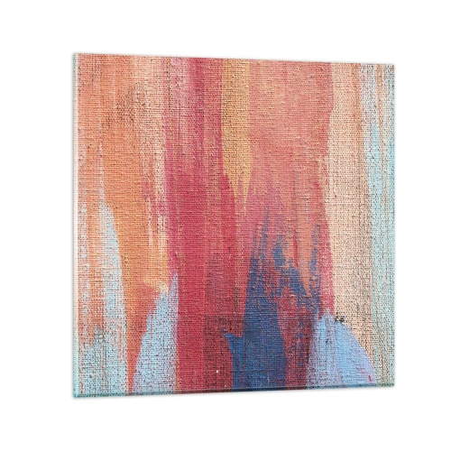 Impression sur verre - Image sur verre - Ecoulement de l'arc-en ciel - 70x70 cm