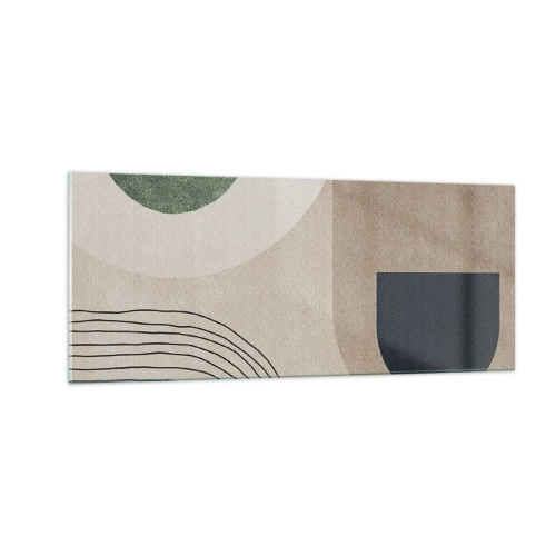 Impression sur verre - Image sur verre - La douceur de l'ovale - 100x40 cm