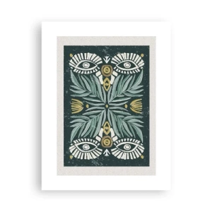 Affiche - Poster - Comme une découpe folklorique - 30x40 cm