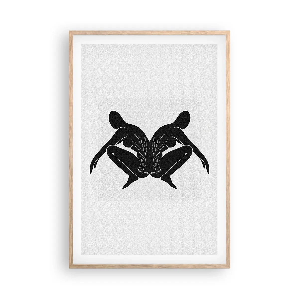 Affiche dans un chêne clair - Poster - Une âme commune - 61x91 cm