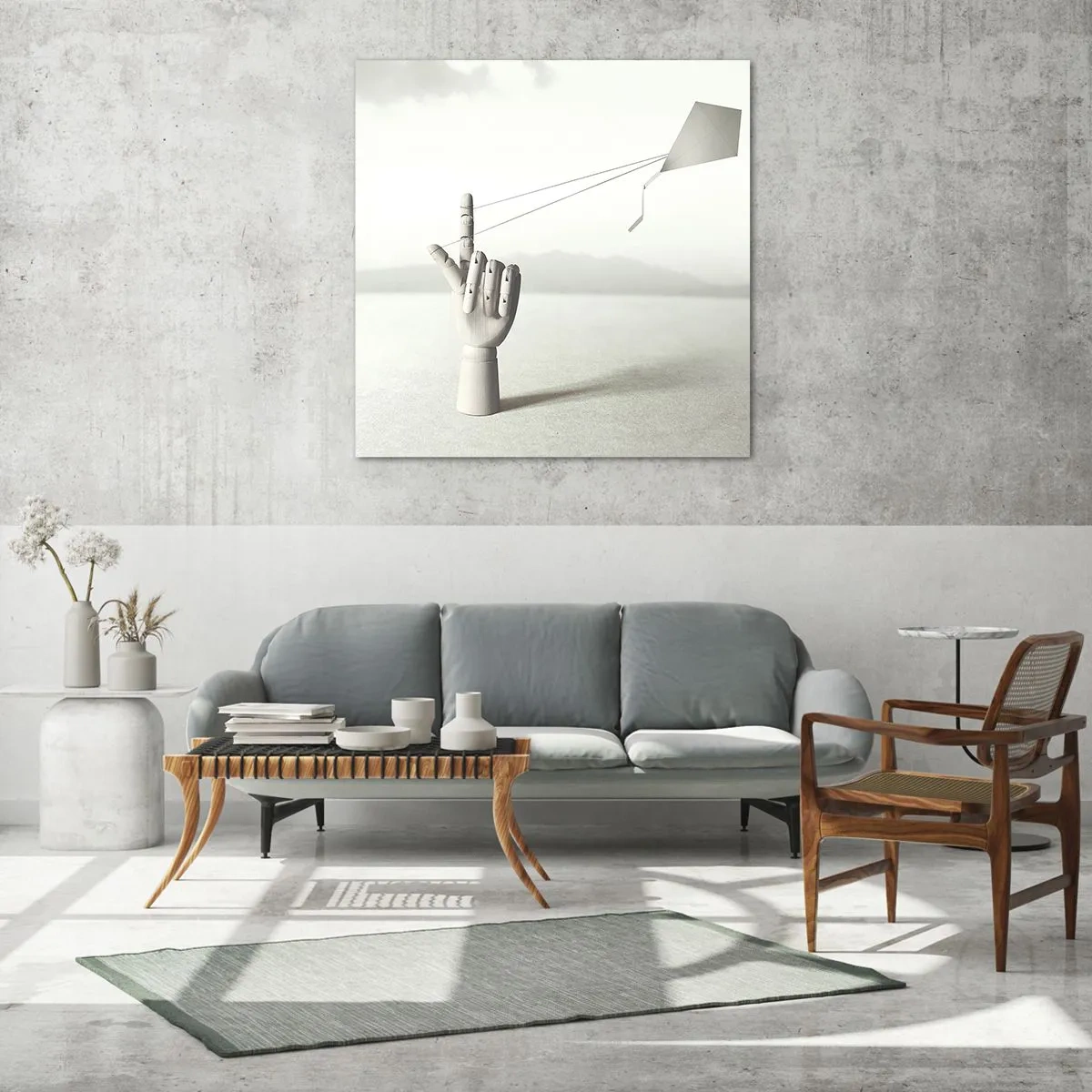 Impression sur verre - Image sur verre - Épreuve de force - 70x70 cm