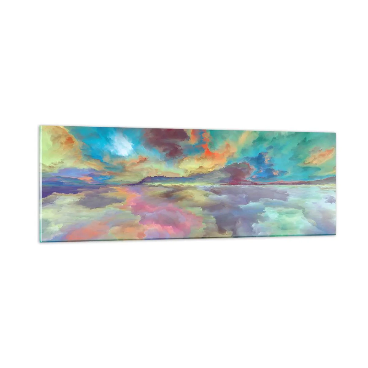 Impression sur verre - Image sur verre - Deux paradis - 90x30 cm