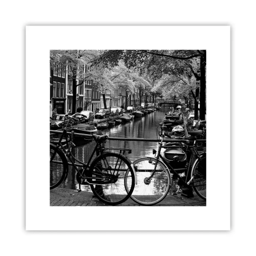 Affiche - Poster - Une vue très hollandaise - 30x30 cm