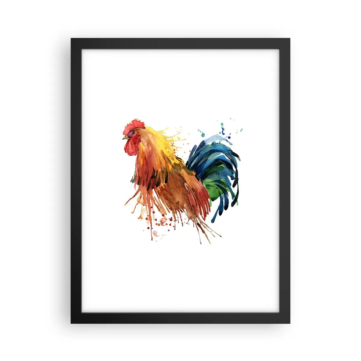 Affiche dans un cadre noir - Poster - Robe royale, fierté royale - 30x40 cm