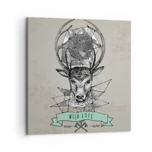 Impression sur toile - Image sur toile - Voir St. Hubertus - 60x60 cm