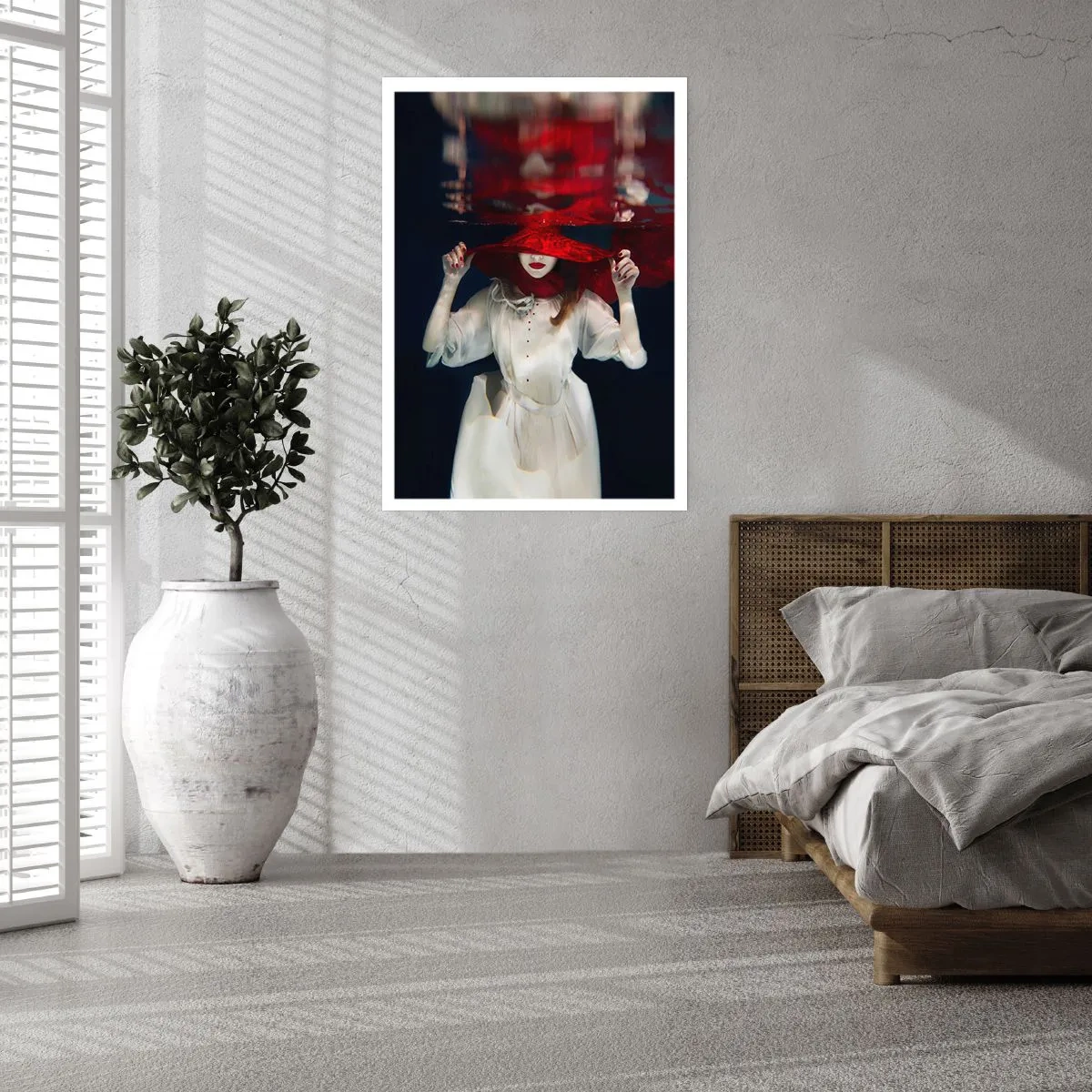 Affiche - Poster - Femme mystérieuse - 61x91 cm