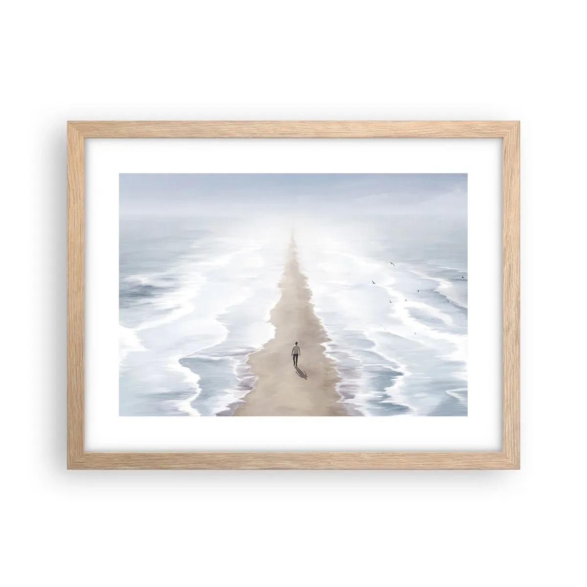 Affiche dans un chêne clair - Poster - Un brillant avenir - 40x30 cm