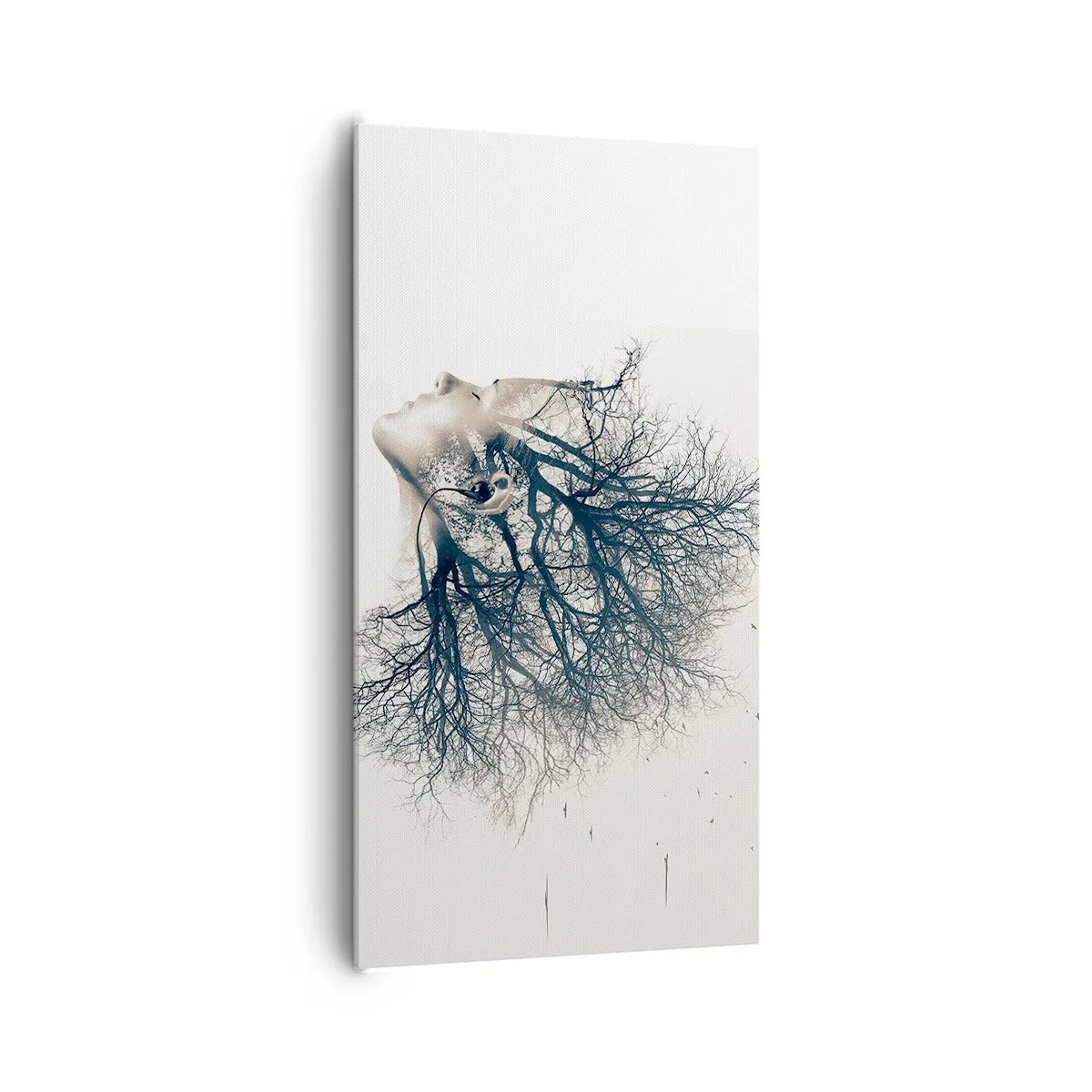 Impression sur toile - Image sur toile - Écouter le murmure des arbres - 65x120 cm