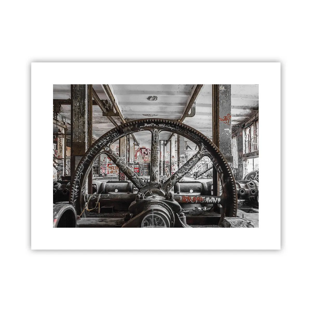 Affiche - Poster - Vie secrète d'une usine - 40x30 cm