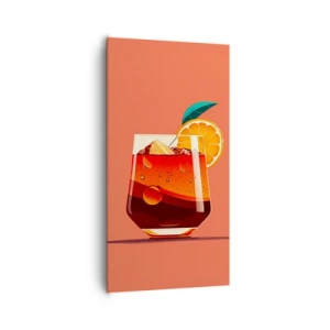 Impression sur toile - Image sur toile - Rafraîchissement d'été - 65x120 cm