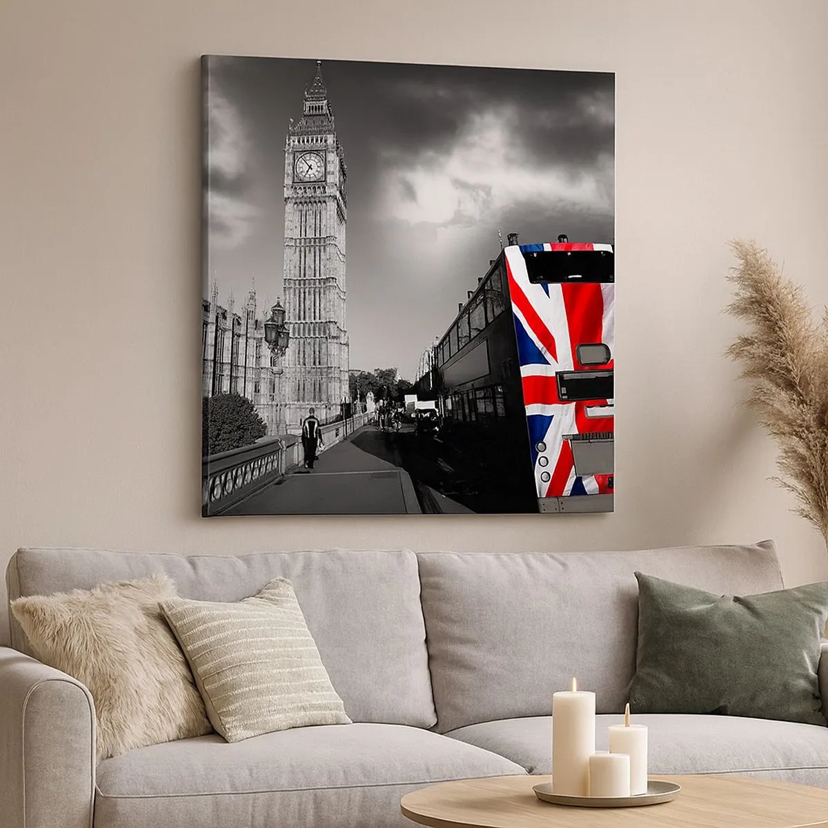 Impression sur toile - Image sur toile - Fière et grande - 30x30 cm