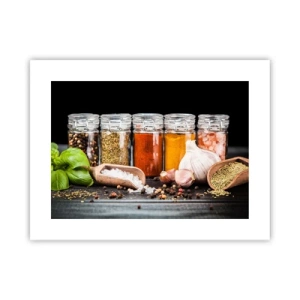 Affiche - Poster - Pour que la vie ait du goût - 40x30 cm