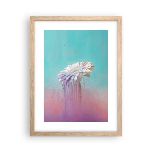 Affiche dans un chêne clair - Poster - Le monde souterrain des fleurs - 30x40 cm