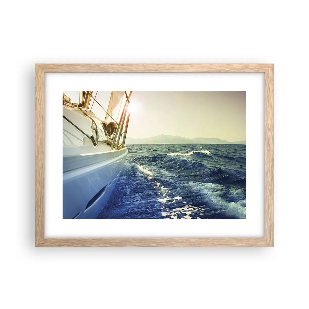 Affiche dans un chêne clair - Poster - Suite à l'aventure - 40x30 cm