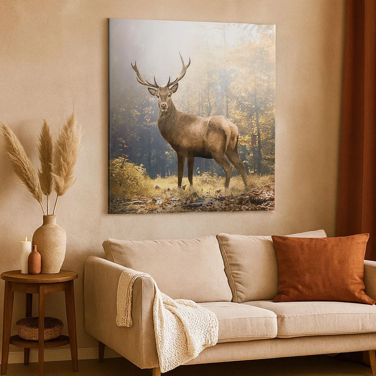 Impression sur toile - Image sur toile - Toute sa majesté - 30x30 cm