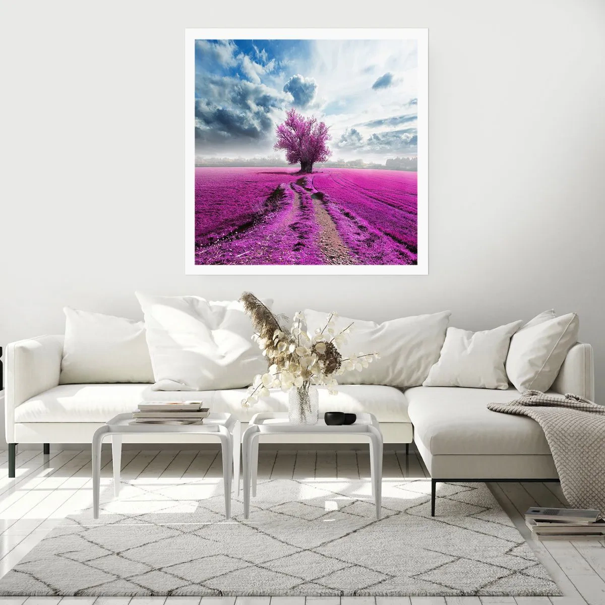 Affiche - Poster - Lande - nature sauvage - 60x60 cm