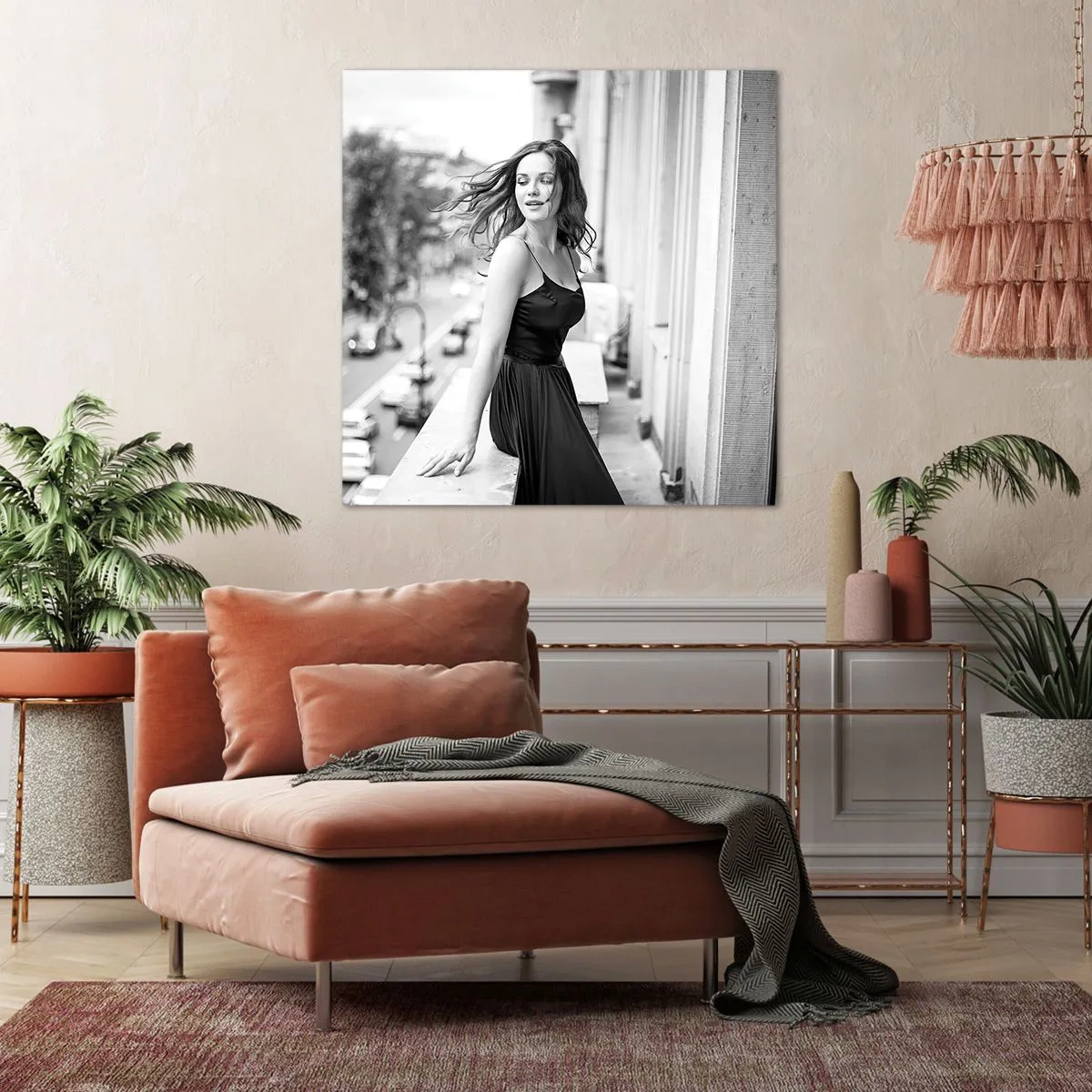 Impression sur toile - Image sur toile - Certainement un Parisien - 70x70 cm