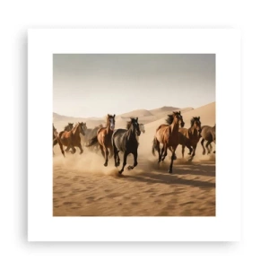 Affiche - Poster - Libre comme le vent - 30x30 cm