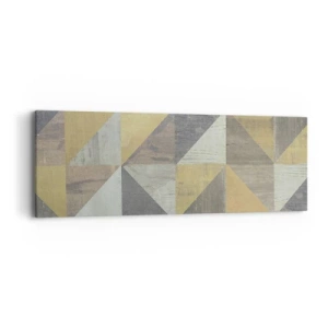 Impression sur toile - Image sur toile - Suivant l'angle du triangle - 90x30 cm