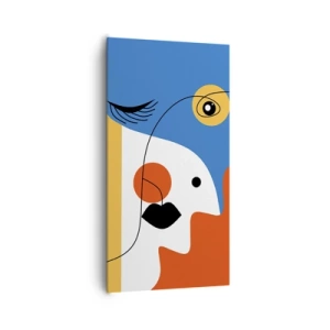 Impression sur toile - Image sur toile - Portrait déconstruit - 65x120 cm