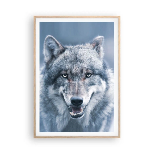 Affiche dans un chêne clair - Poster - Relèverez-vous le défi ? - 70x100 cm