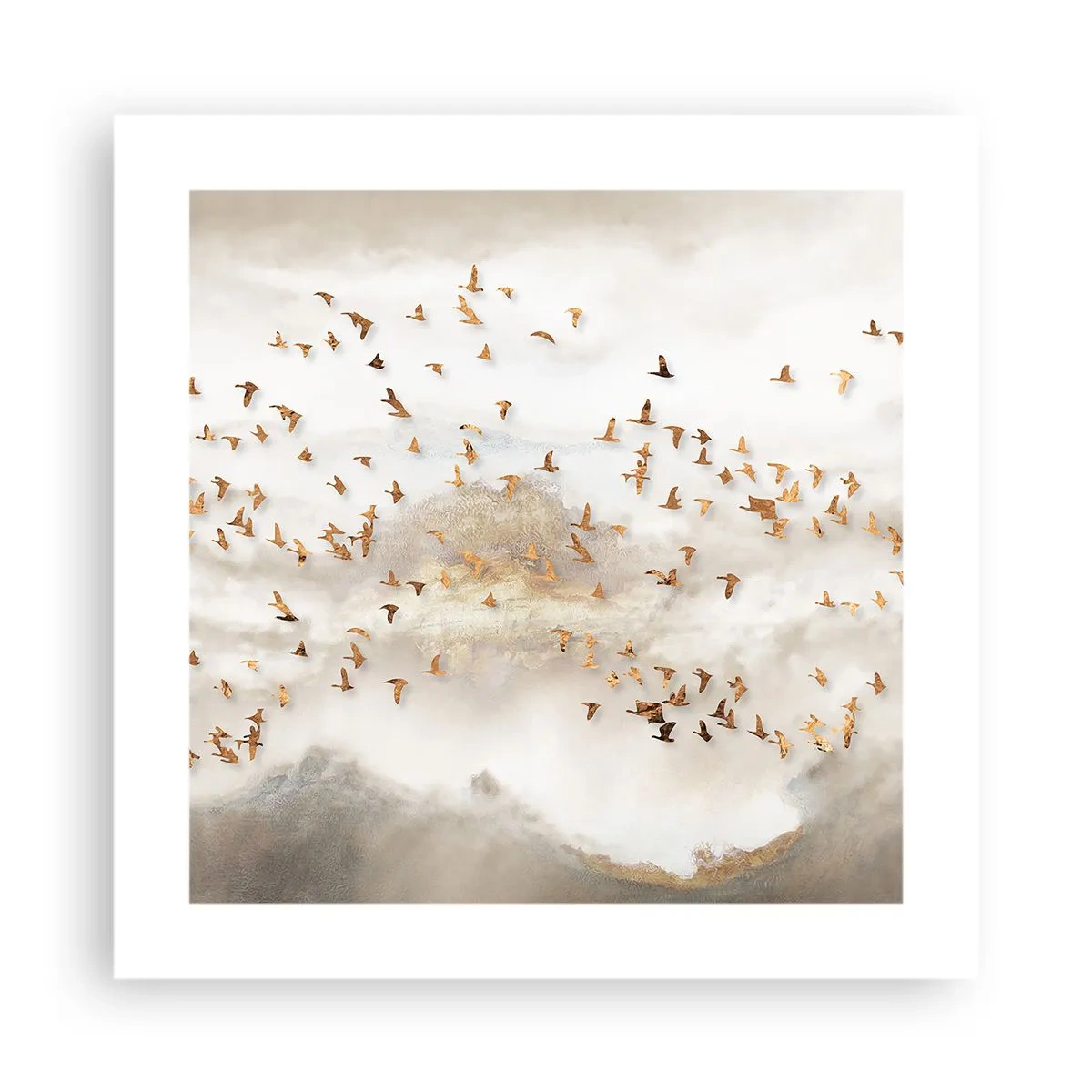 Affiche - Poster - Il est l'heure… - 40x40 cm