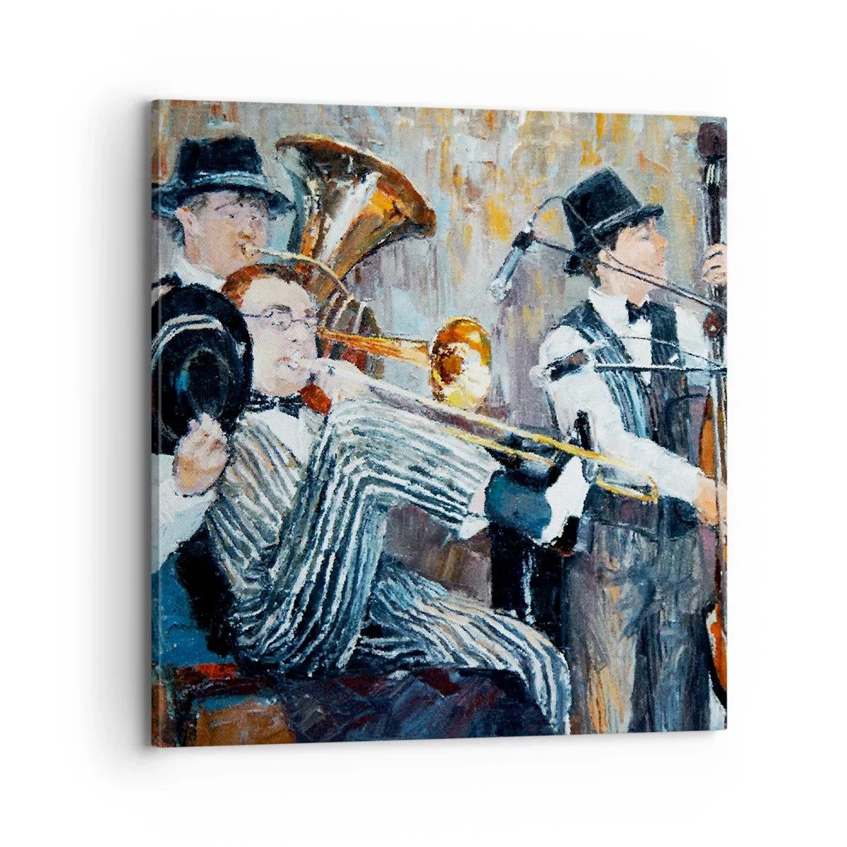 Impression sur toile - Image sur toile - C'est tout le Jazz - 70x70 cm