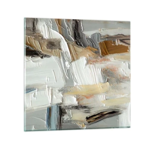 Impression sur verre - Image sur verre - Couches colorées - 30x30 cm