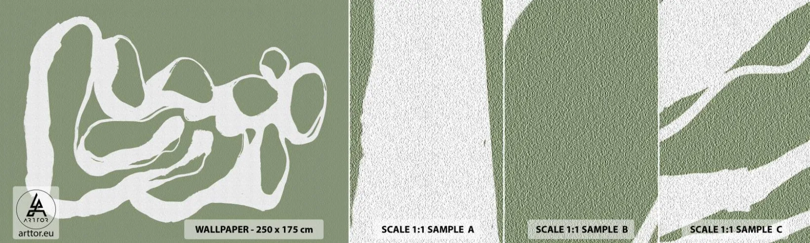 Échantillon De Papier Peint Standard Eco - L'appel de l'espace - Minimalisme, Bohème, Morceau - 100x30 cm