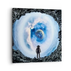 Impression sur toile - Image sur toile - Plus très loin de la maison - 30x30 cm