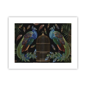 Affiche - Poster - En robes royales - 40x30 cm