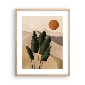 Affiche dans un chêne clair - Poster - Le triomphe de la vie - 40x50 cm