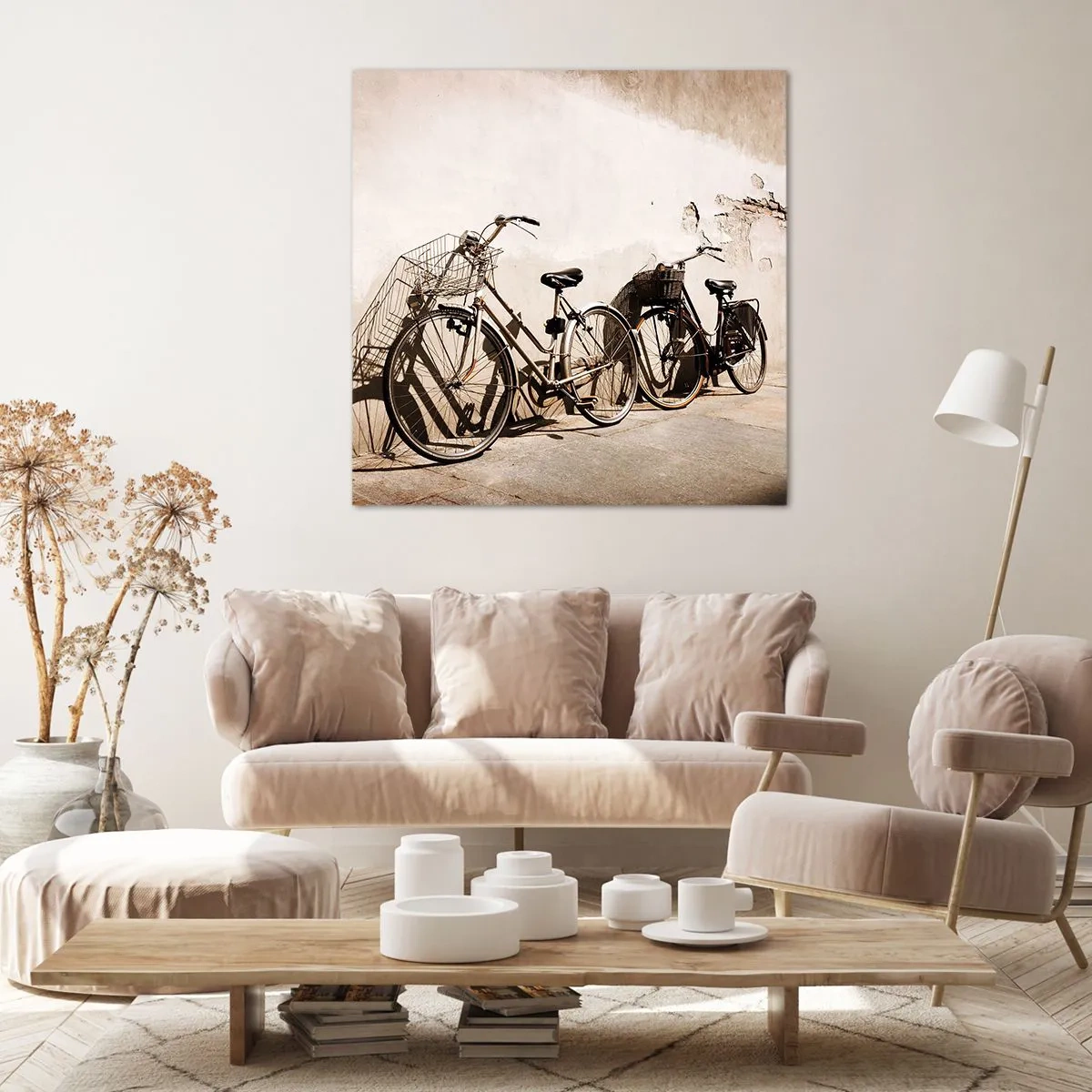 Impression sur toile - Image sur toile - Le charme inoubliable du passé - 30x30 cm