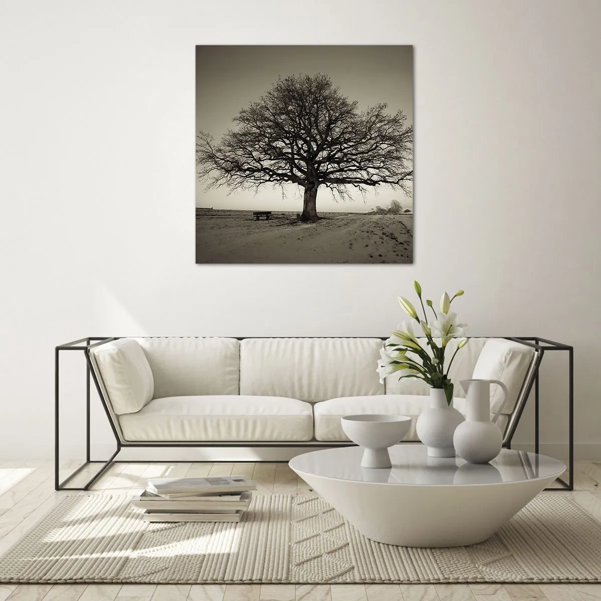 Impression sur verre - Image sur verre - D'ici à l'éternité - 30x30 cm