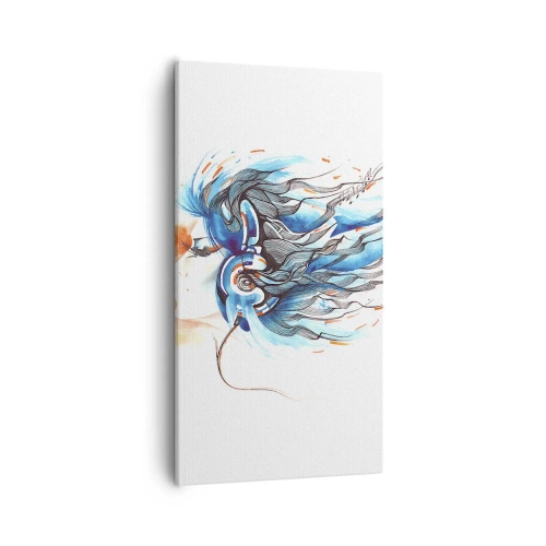 Impression sur toile - Image sur toile - Que la musique joue - 55x100 cm