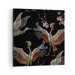 Impression sur toile - Image sur toile - Un oiseau de conte de fées - 50x50 cm