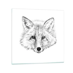 Impression sur verre - Image sur verre - Ces yeux peuvent-ils mentir ? - 30x30 cm