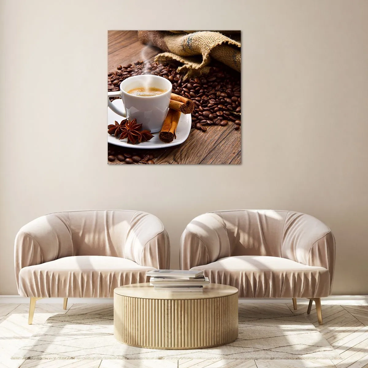 Impression sur verre - Image sur verre - Saveur et arôme épicés - 30x30 cm