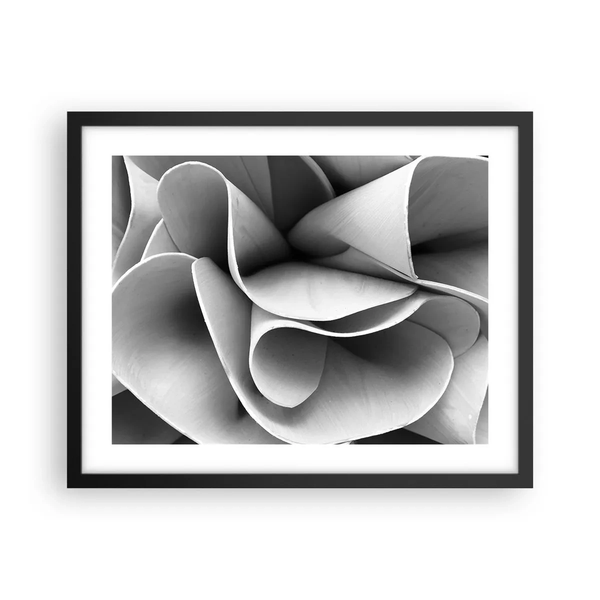 Affiche dans un cadre noir - Poster - Il s'en passe dans l'espace - 50x40 cm