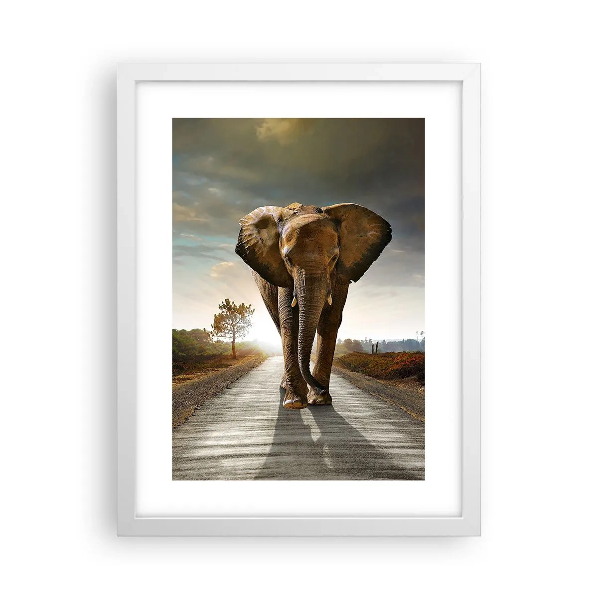 Affiche dans un cadre blanc - Poster - Et pas du tout en porcelaine - 30x40 cm