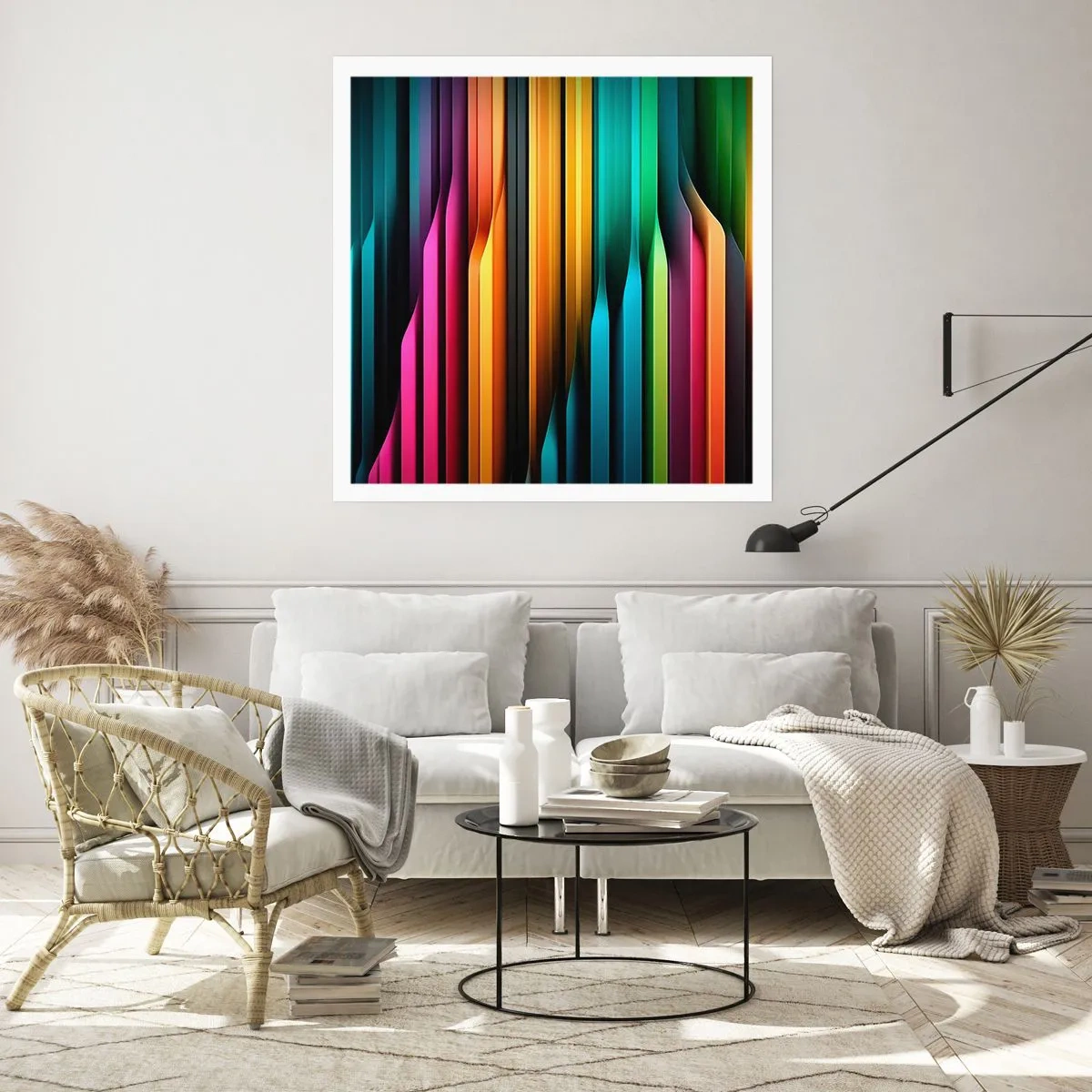 Affiche - Poster - Un organe de lumière - 60x60 cm