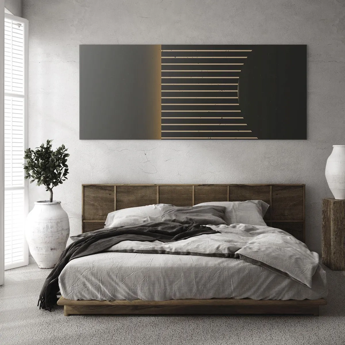 Impression sur verre - Image sur verre - Explorez les ténèbres - 90x30 cm