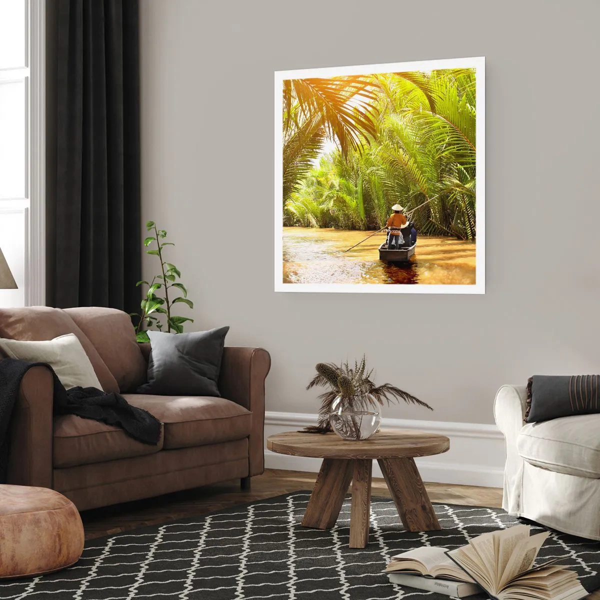 Affiche - Poster - Ravin de palmier - 60x60 cm