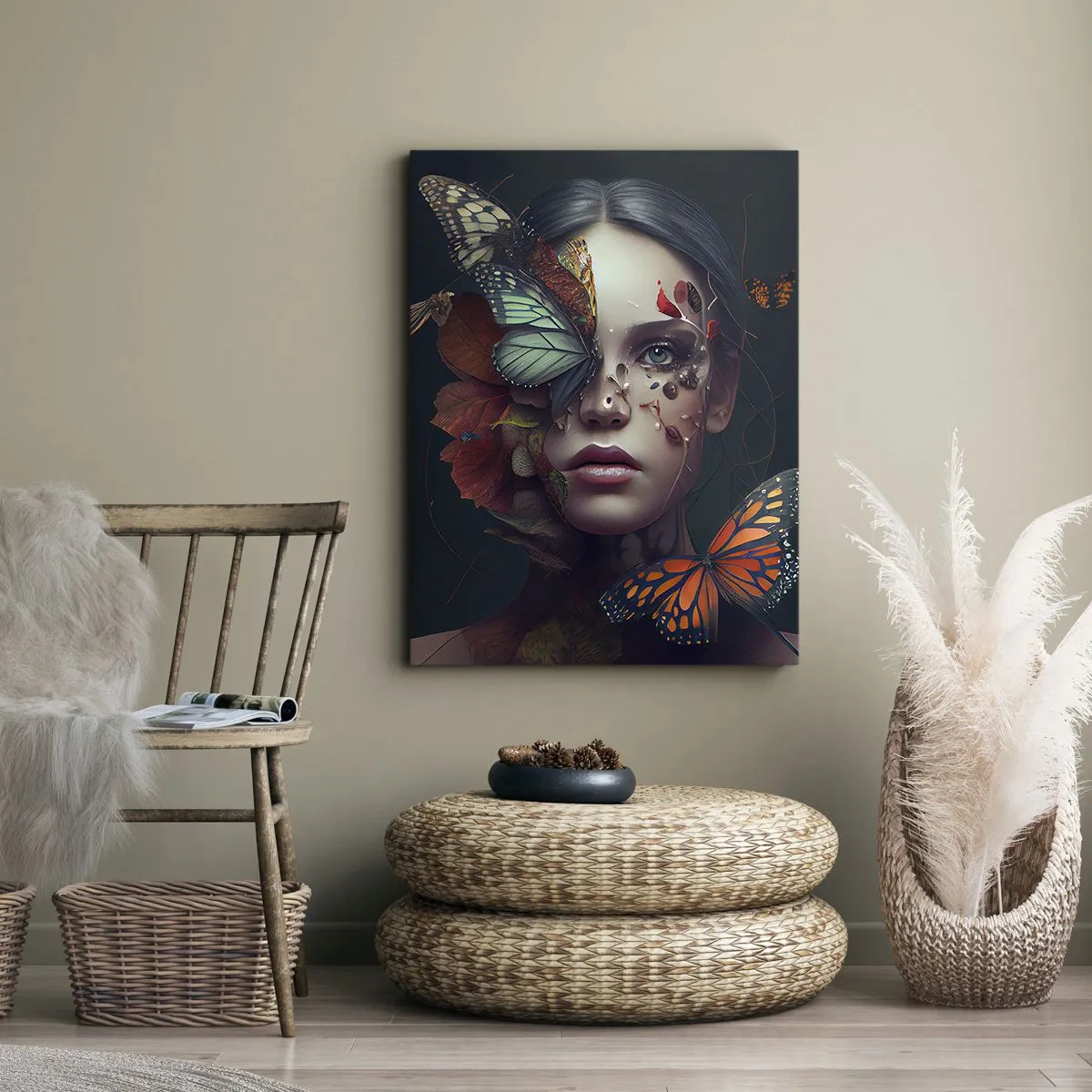 Impression sur toile - Image sur toile - Une merveilleuse métamorphose - 65x120 cm