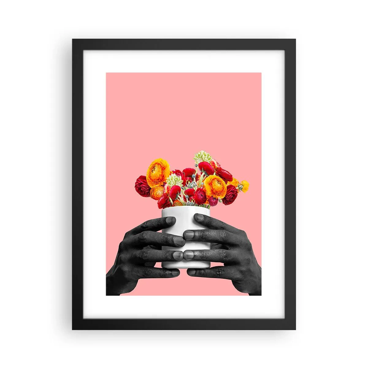 Affiche dans un cadre noir - Poster - Apothéose de la vie - 30x40 cm